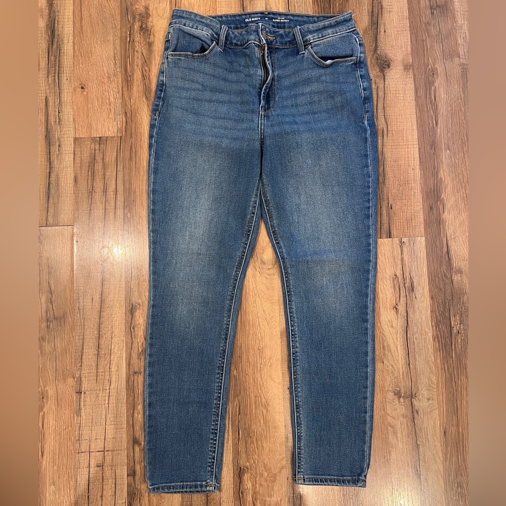 Old Navy High-Rise Super Skinny Jeans - Blue
